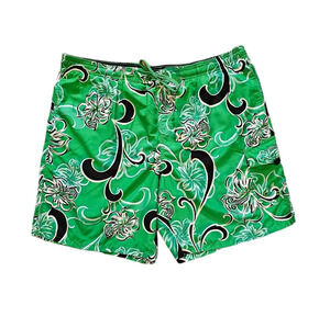 SPEEDO Men's Green Tropical Board Shorts